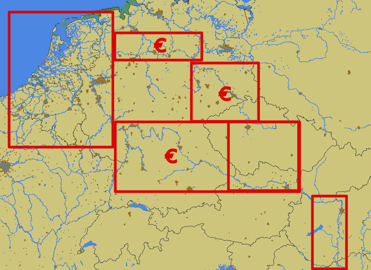dekking van ENC's in Nederland
